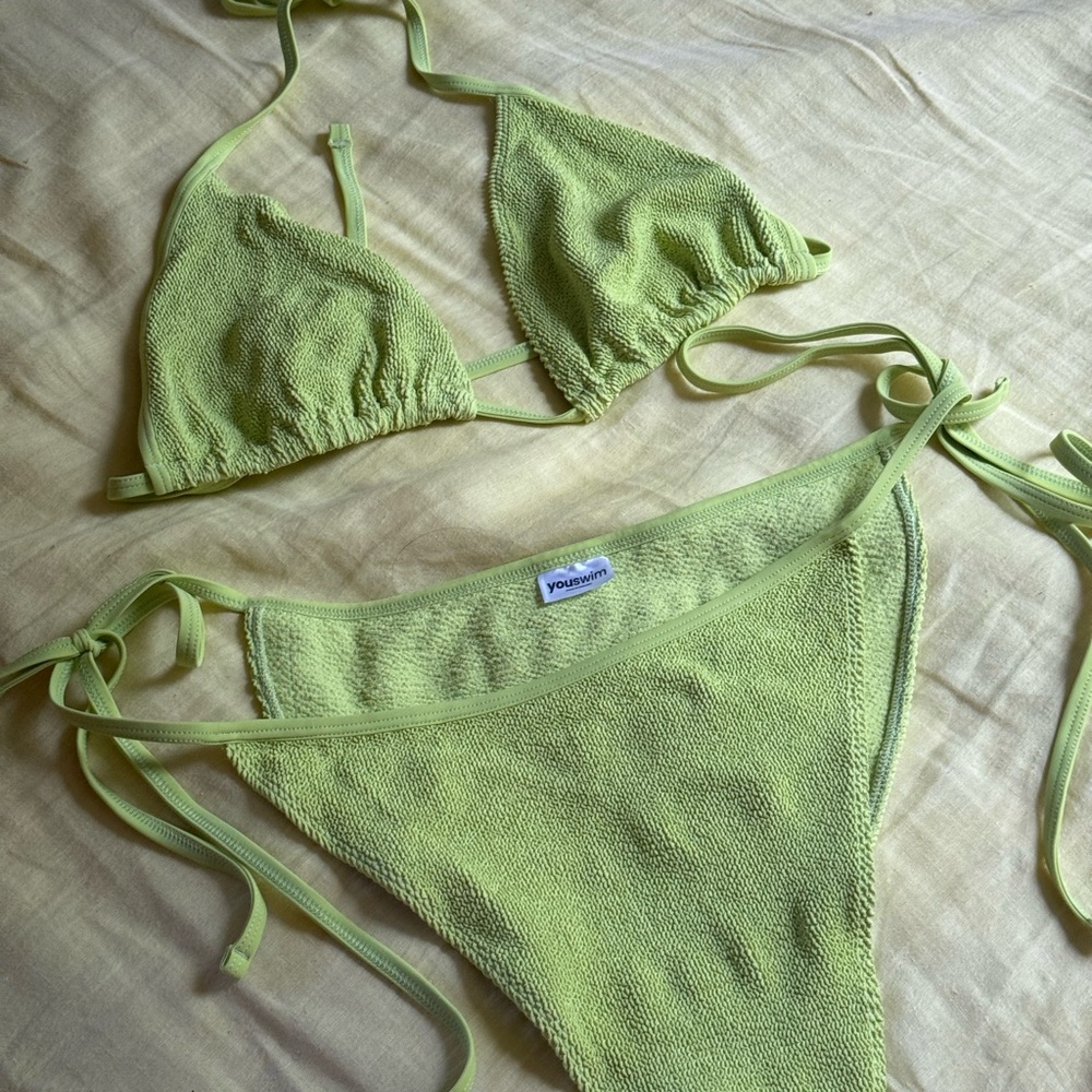 You swim neon bikini
